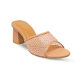 Ladies Block Heel Stylish Slipper-17546
