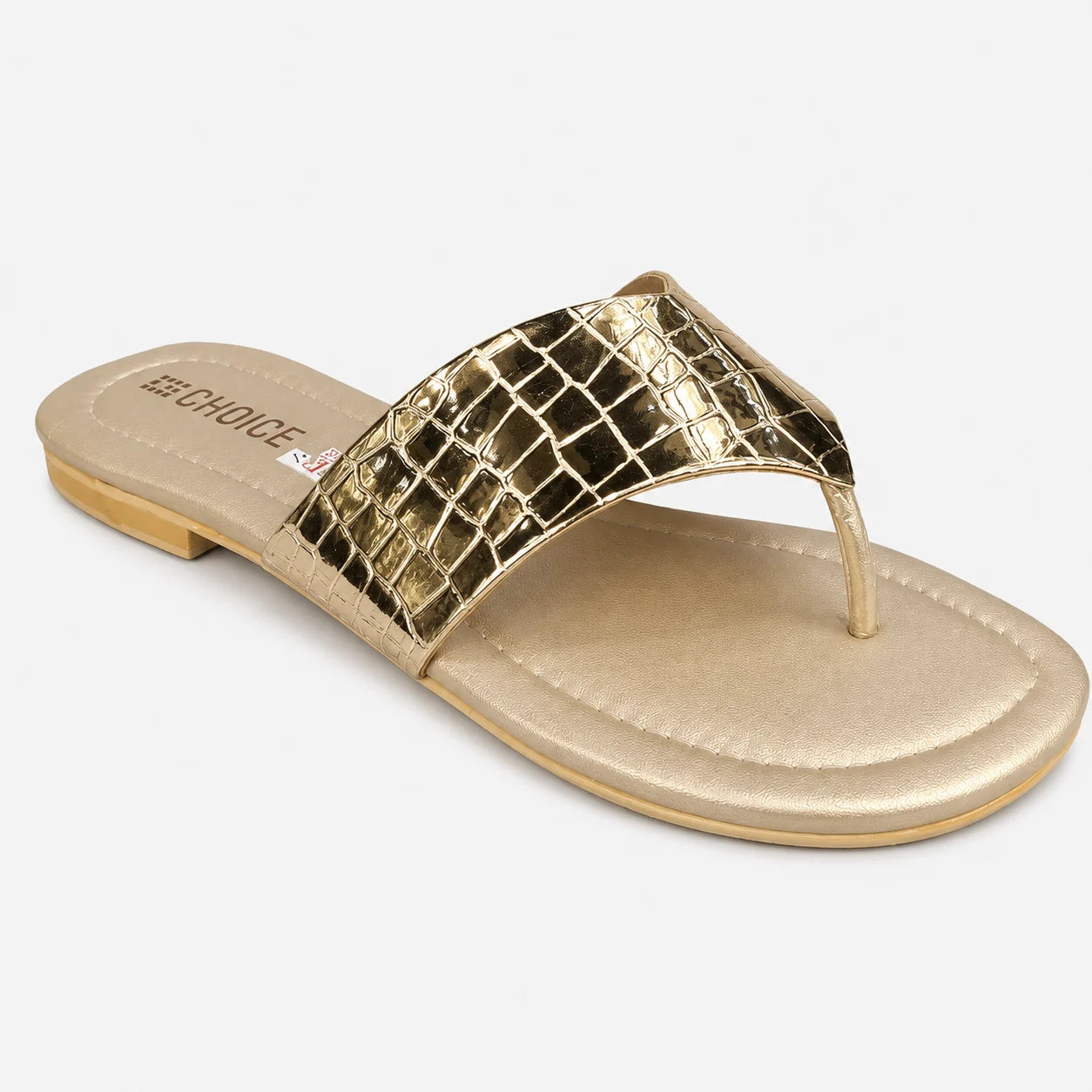 Casual & Fancy Chappal - Golden | 10138