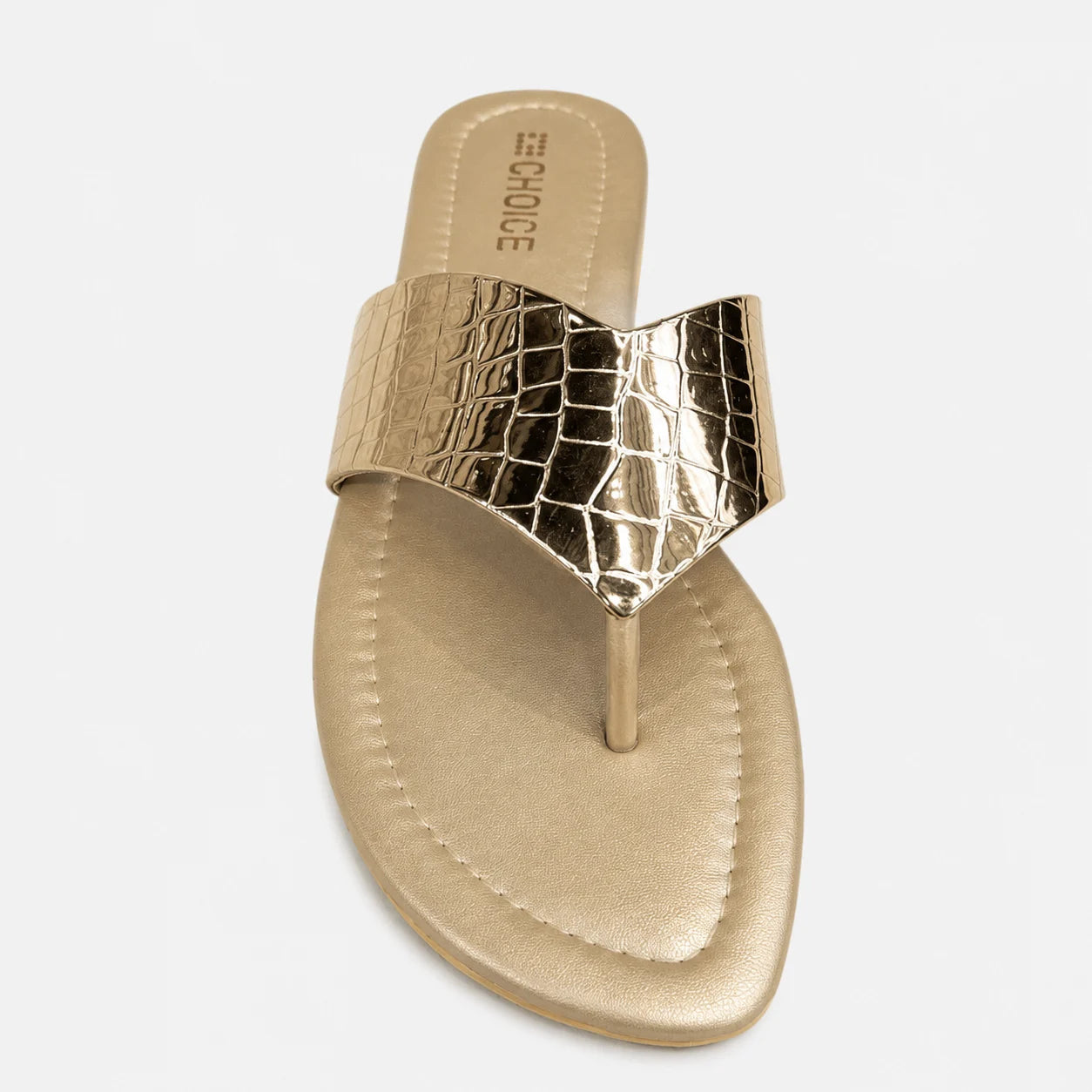 Casual & Fancy Chappal - Golden | 10138