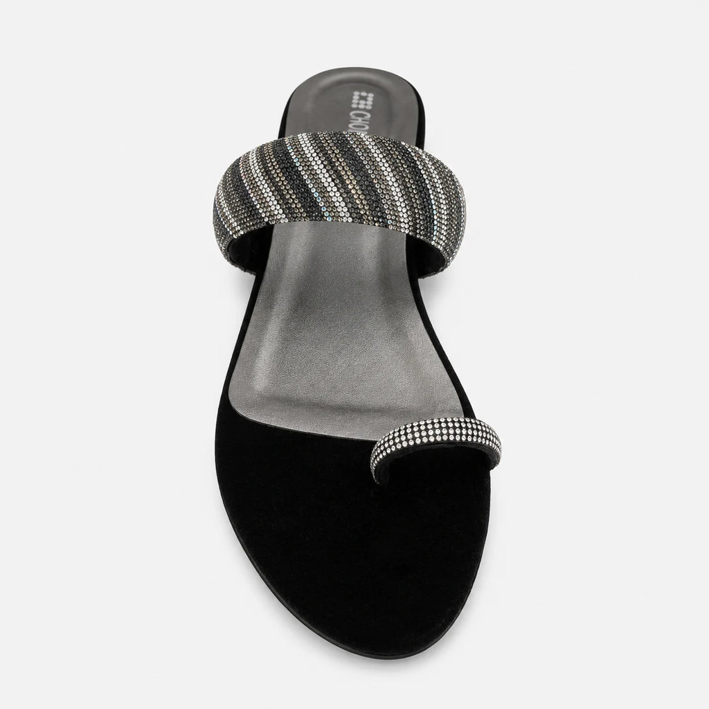 Casual & Fancy Chappal - Black | 10157