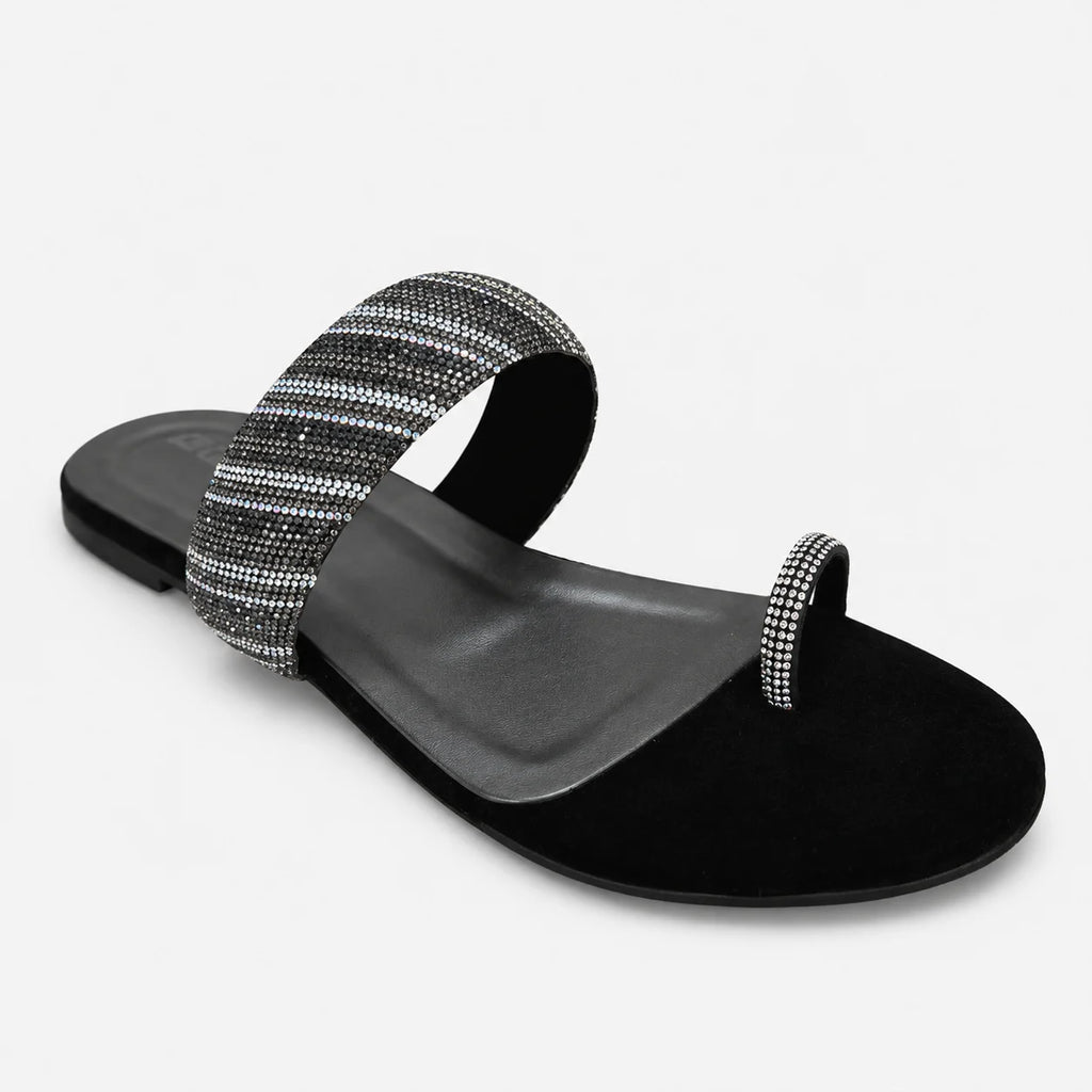 Casual & Fancy Chappal - Black | 10157