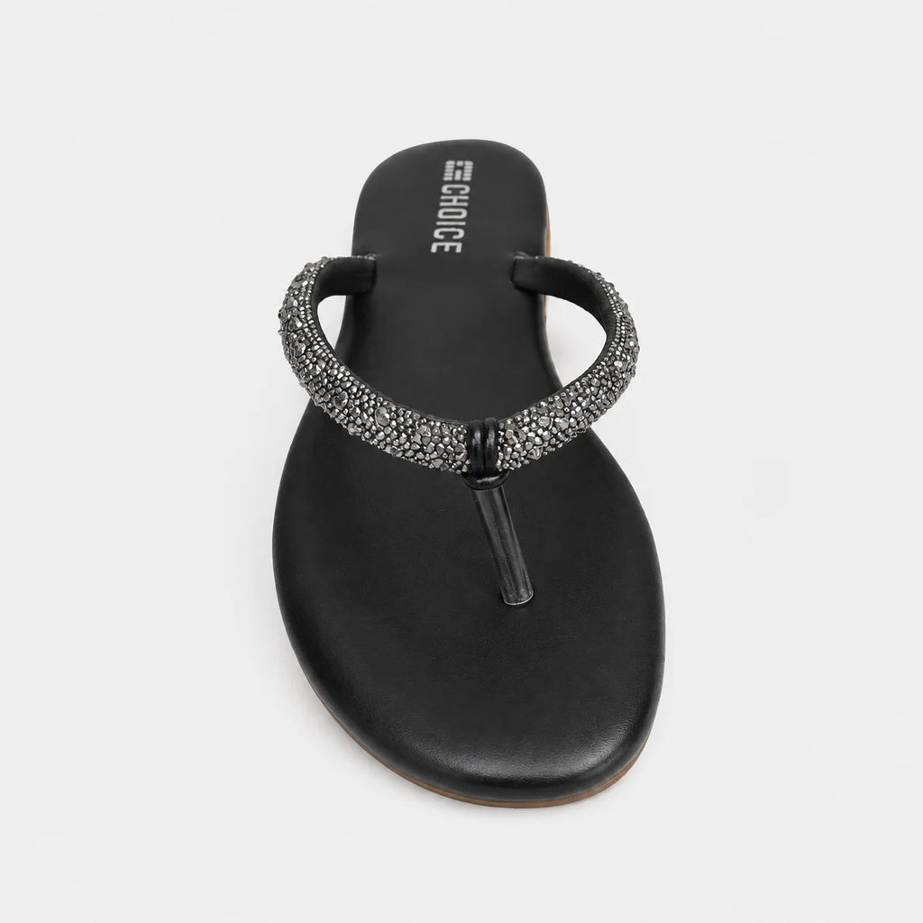 Casual & Fancy Chappal - Black | 10198