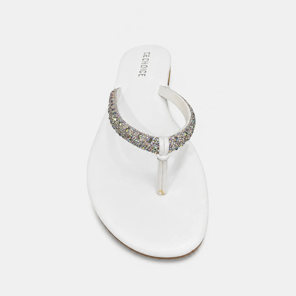Casual & Fancy Chappal - White | 10198