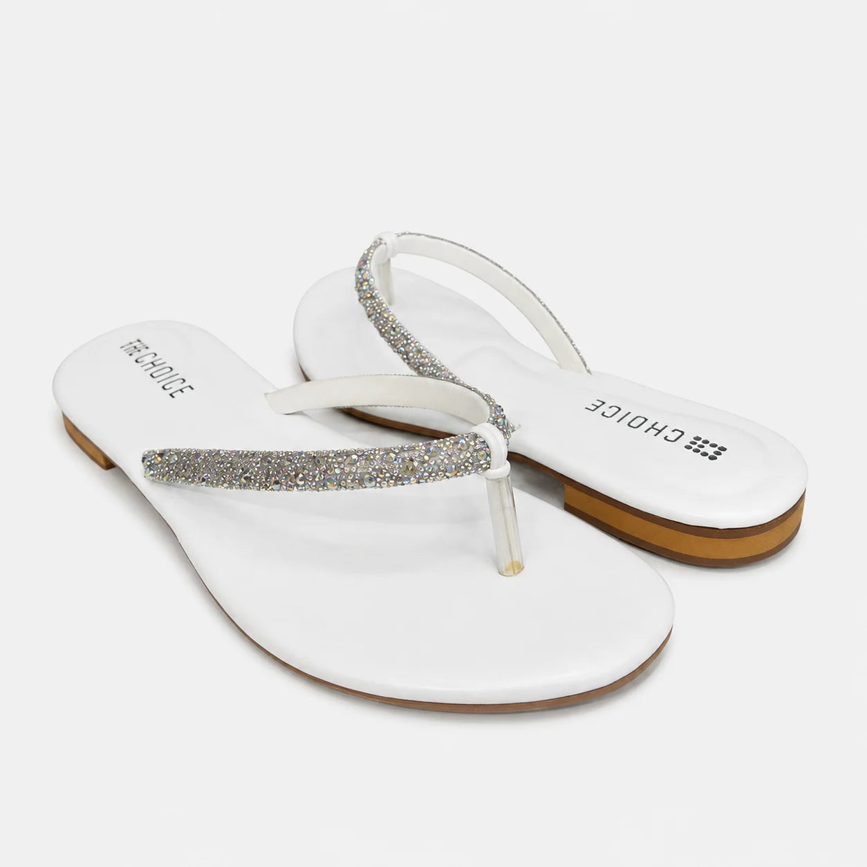 Casual & Fancy Chappal - White | 10198