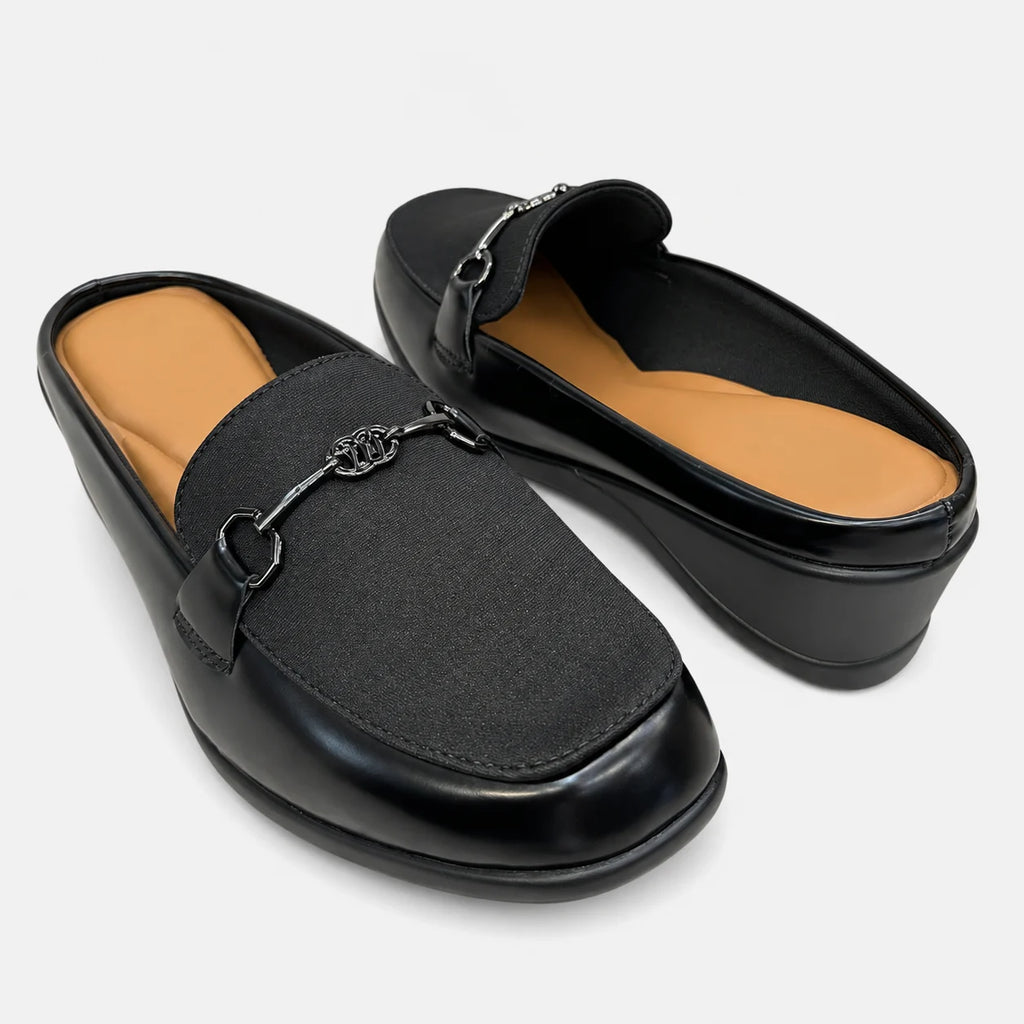 PU Sole Slipper - Black | 11221