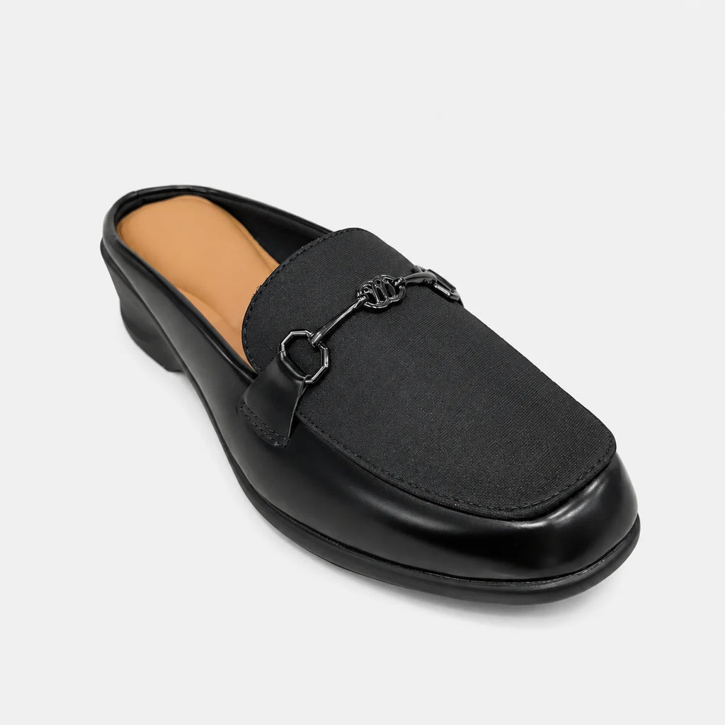 PU Sole Slipper - Black | 11221