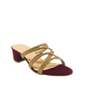 Ladies Fancy Flat Slipper block Heel-17527