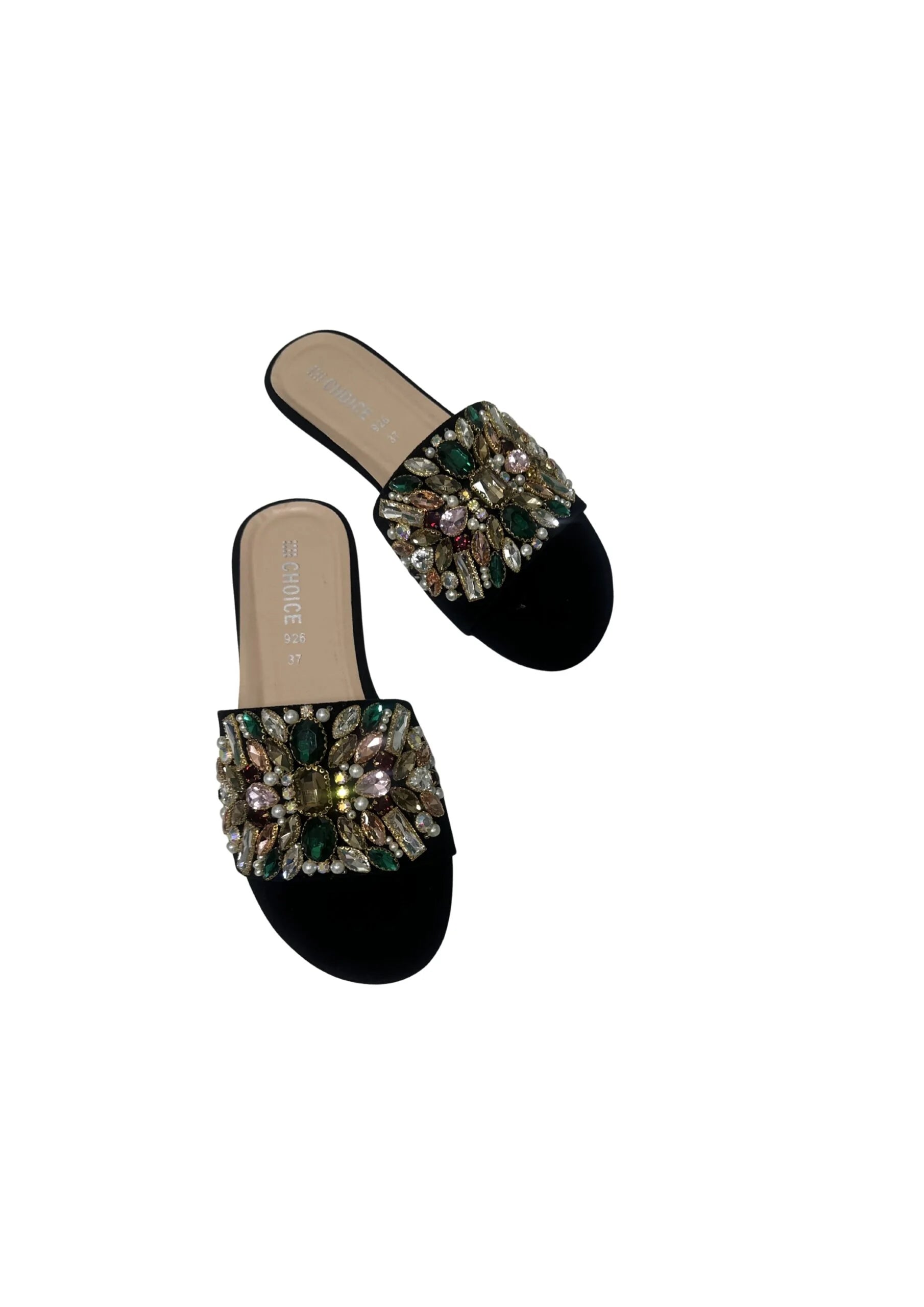 Ladies Fancy Flat Slipper-12520