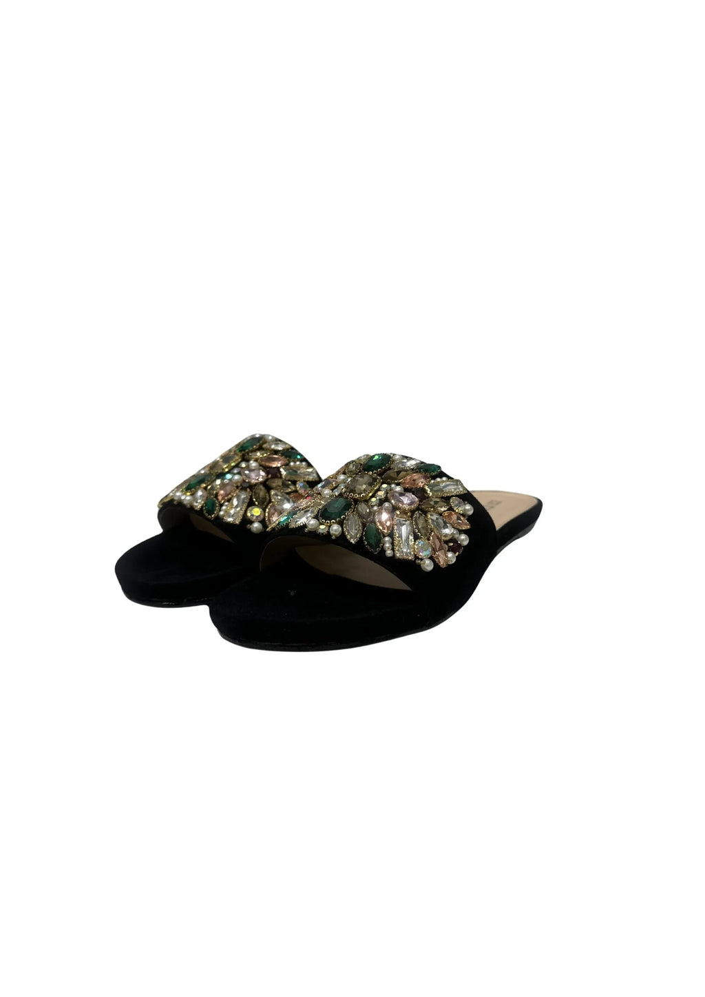 Ladies Fancy Flat Slipper-12520