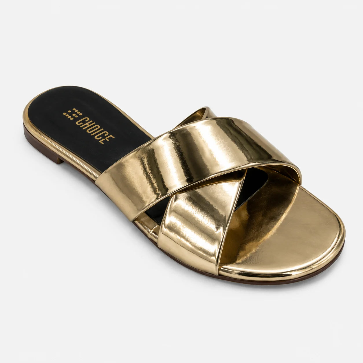 Flat Slipper - Golden | 12554