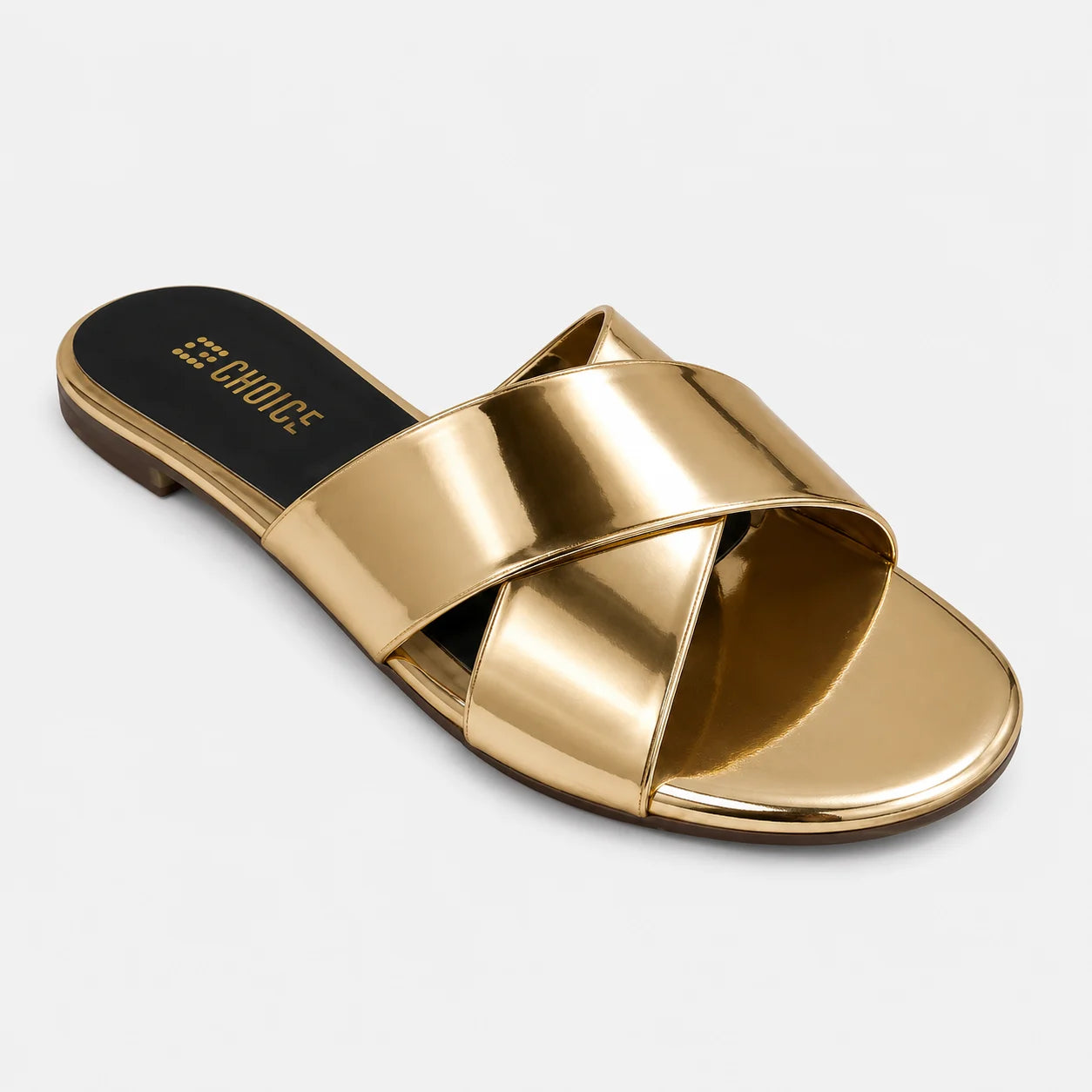 Flat Slipper - Golden | 12554