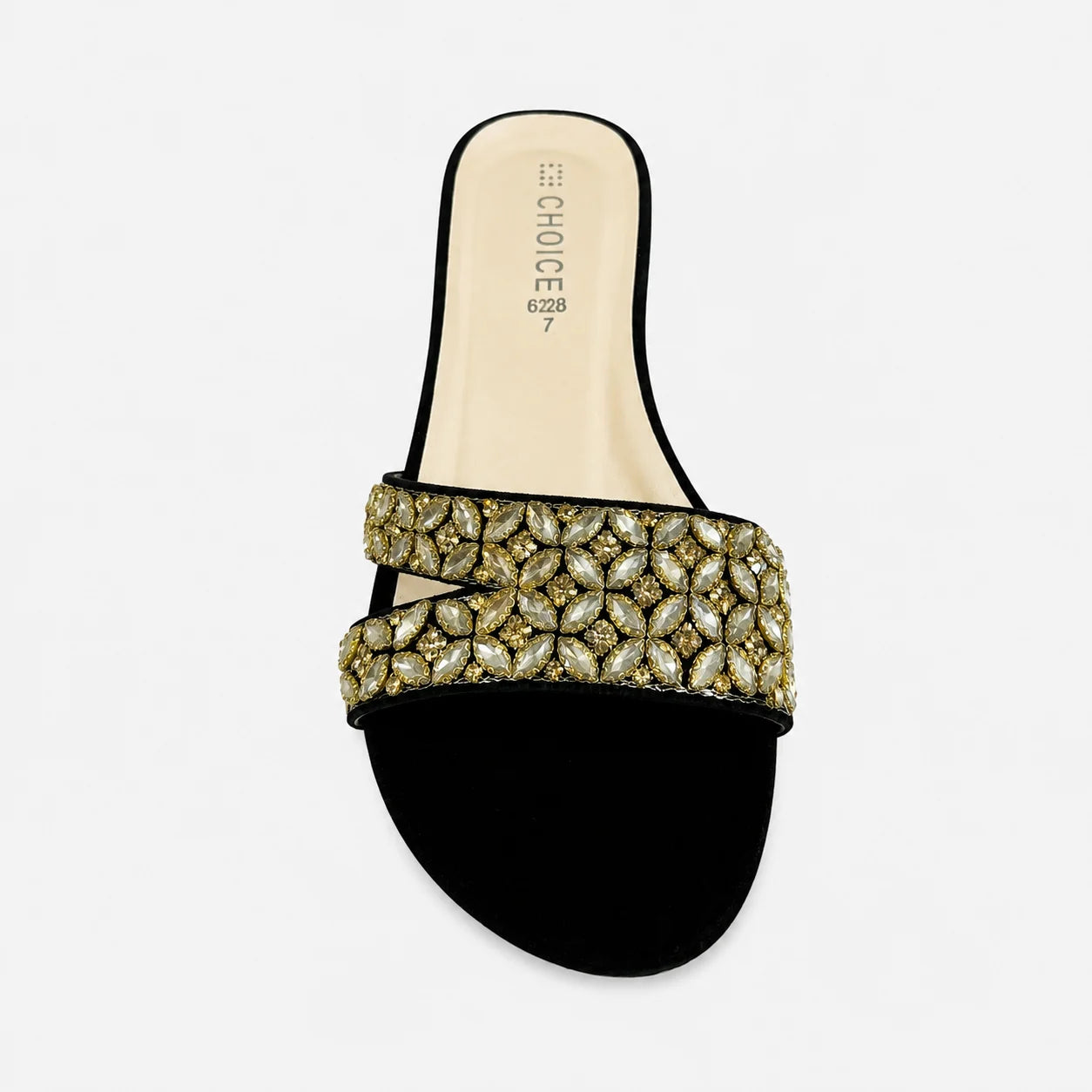 Flat Slipper - Black | 12557