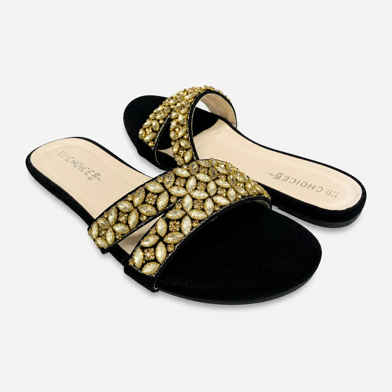 Flat Slipper - Black | 12557