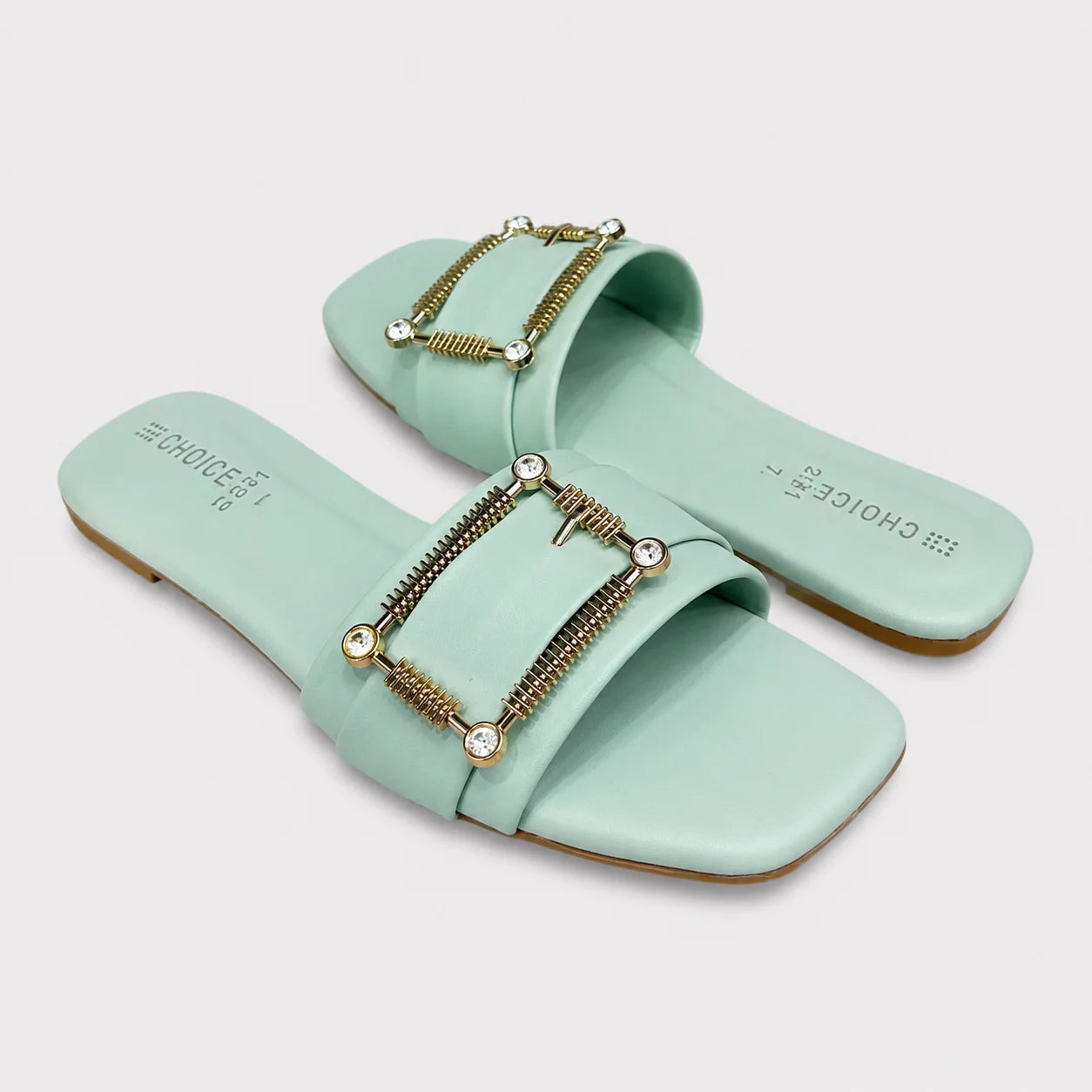 Flat Slipper - Green | 12570