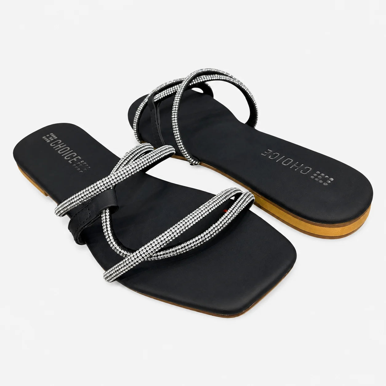 Flat Slipper - Black | 12666