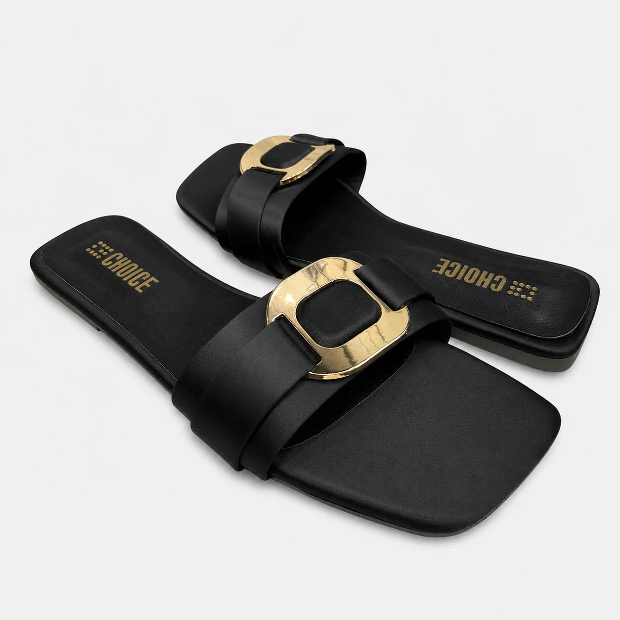 Flat Slipper - Black | 12689