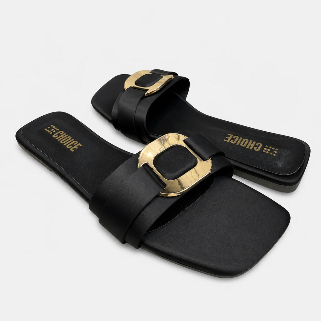 Flat Slipper - Green | 12689
