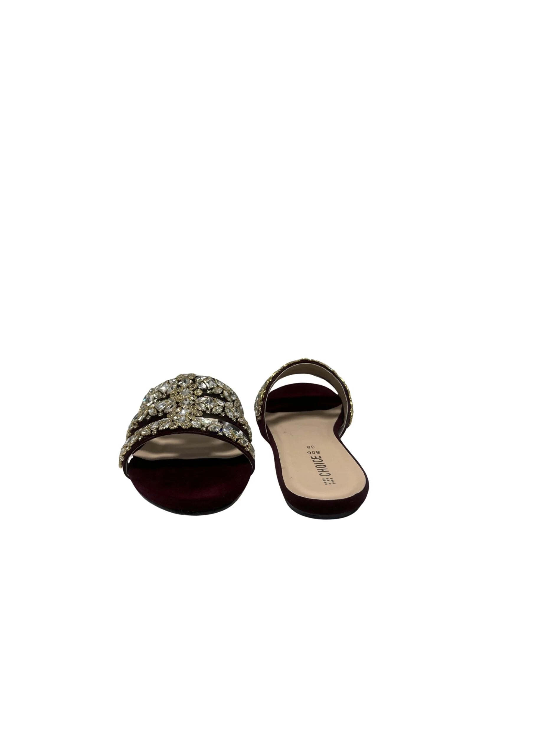 Ladies Fancy Flat Slipper-12715