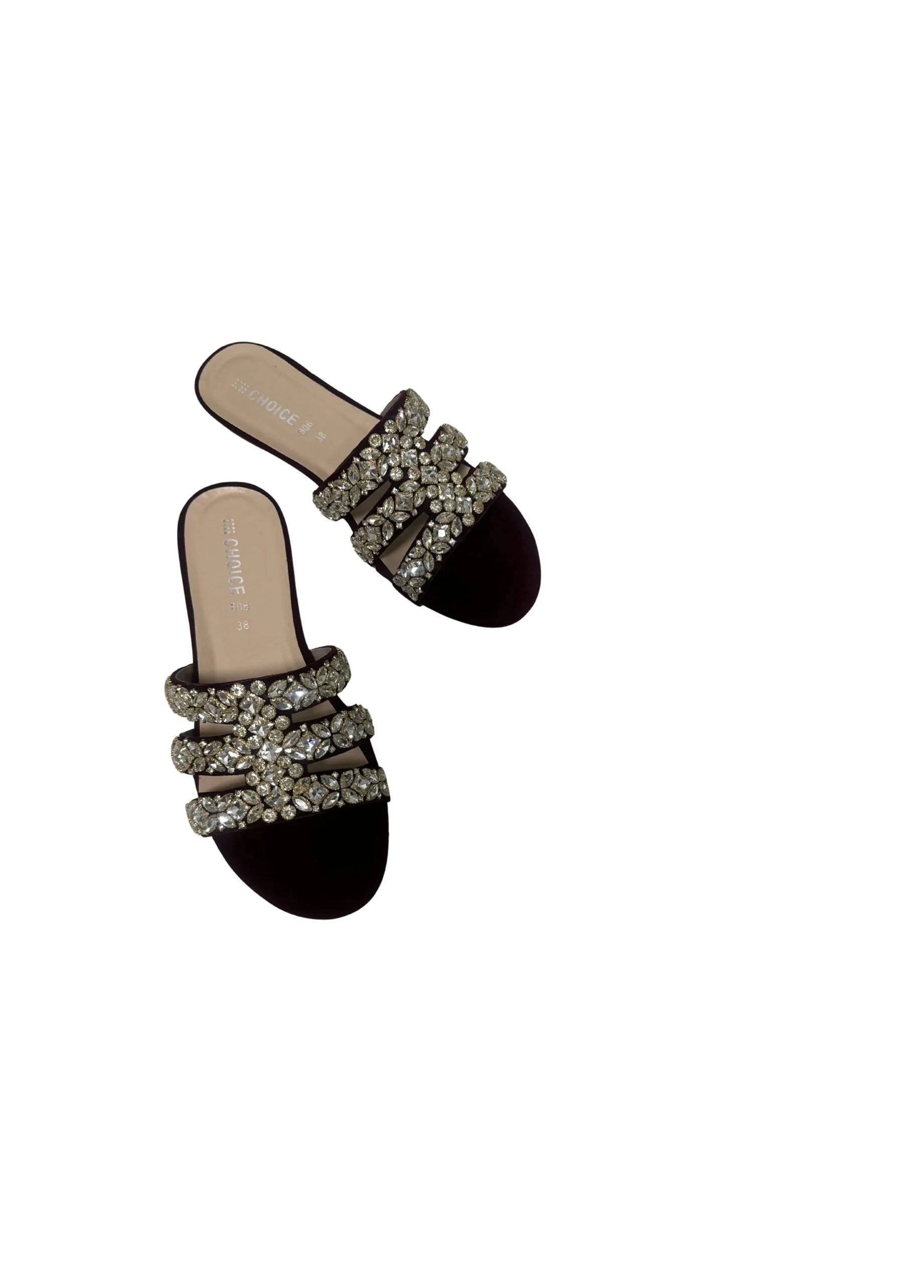 Ladies Fancy Flat Slipper-12715