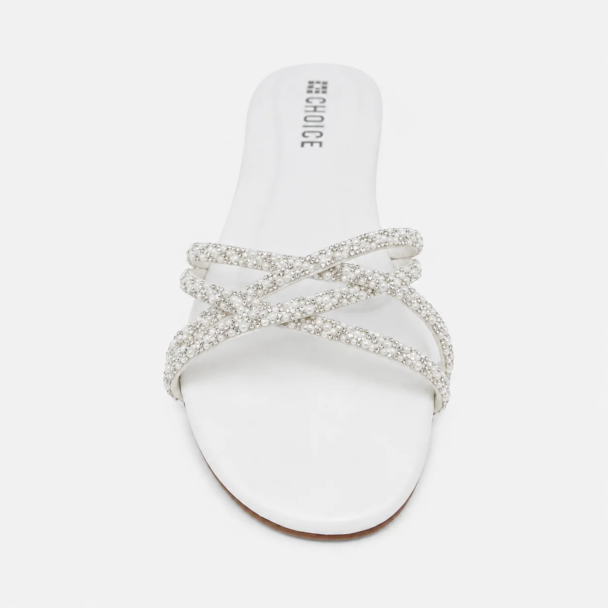 Flat Slipper - White | 12745