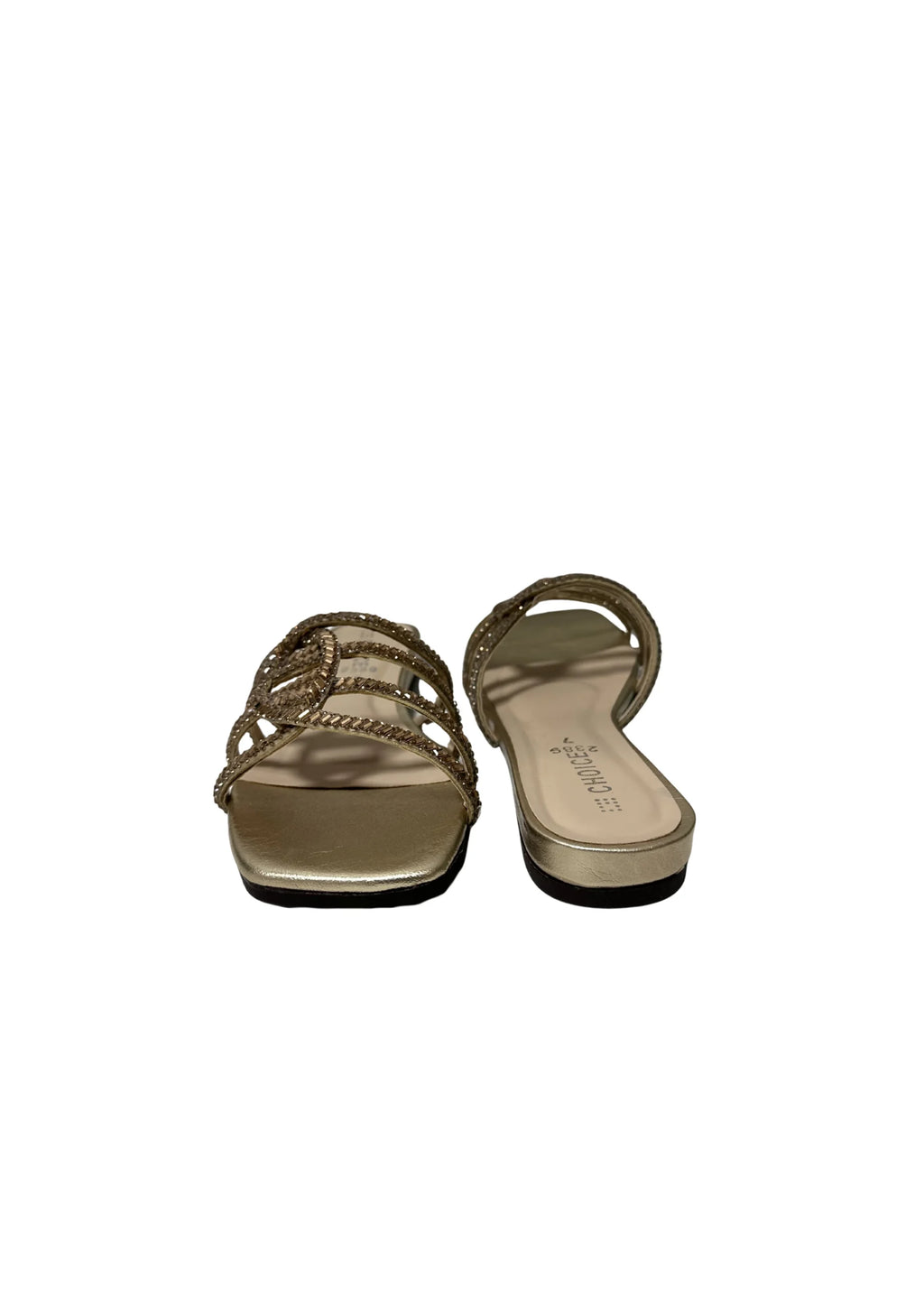 Ladies Fancy Flat Slipper-12872