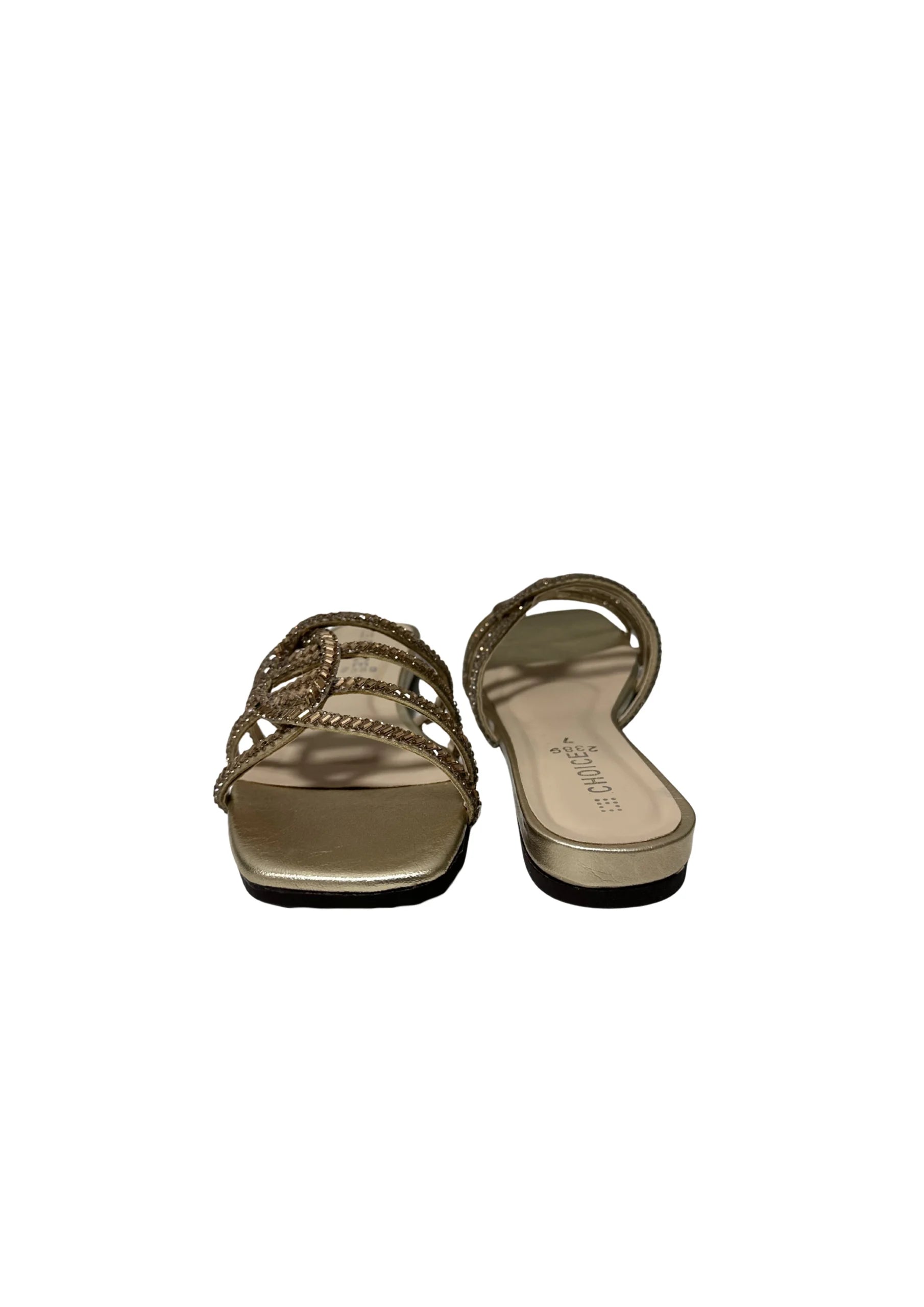 Ladies Fancy Flat Slipper-12872