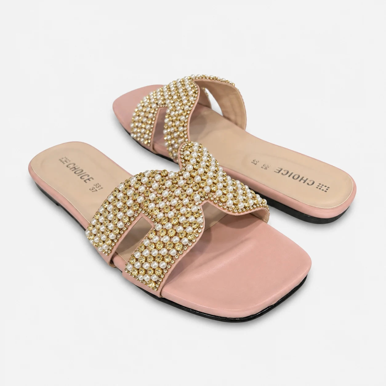 Flat Slipper - White | 12854