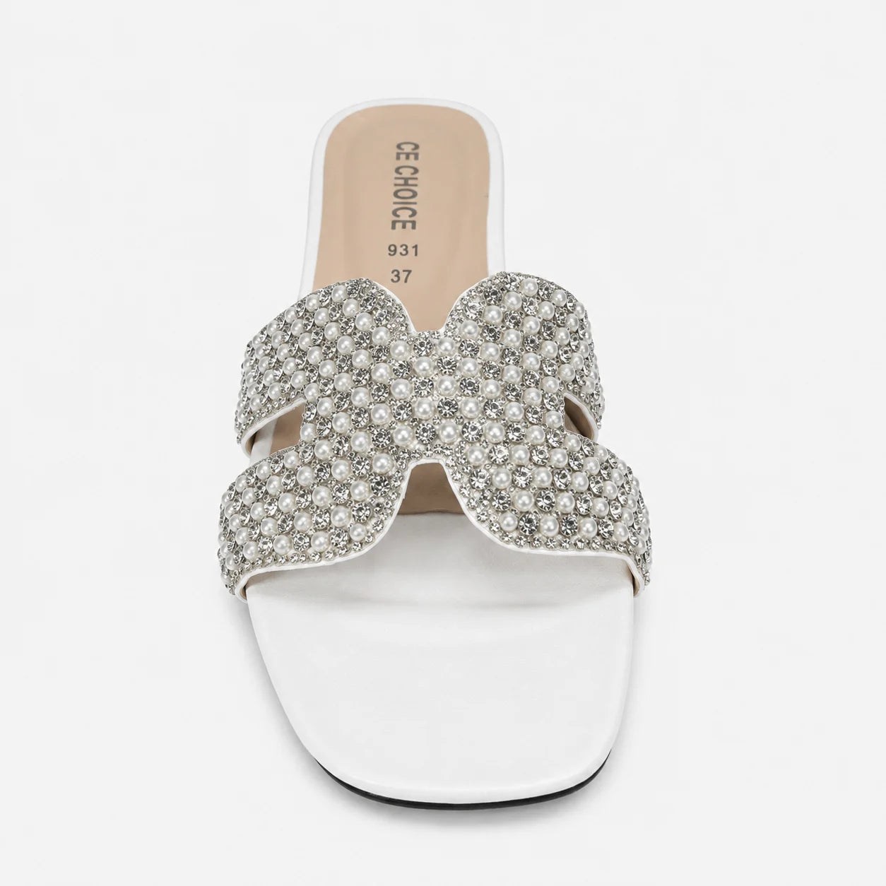 Flat Slipper - White | 12854