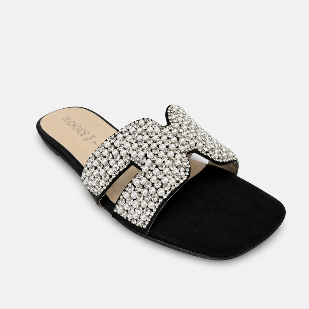 Flat Slipper - Black | 12854