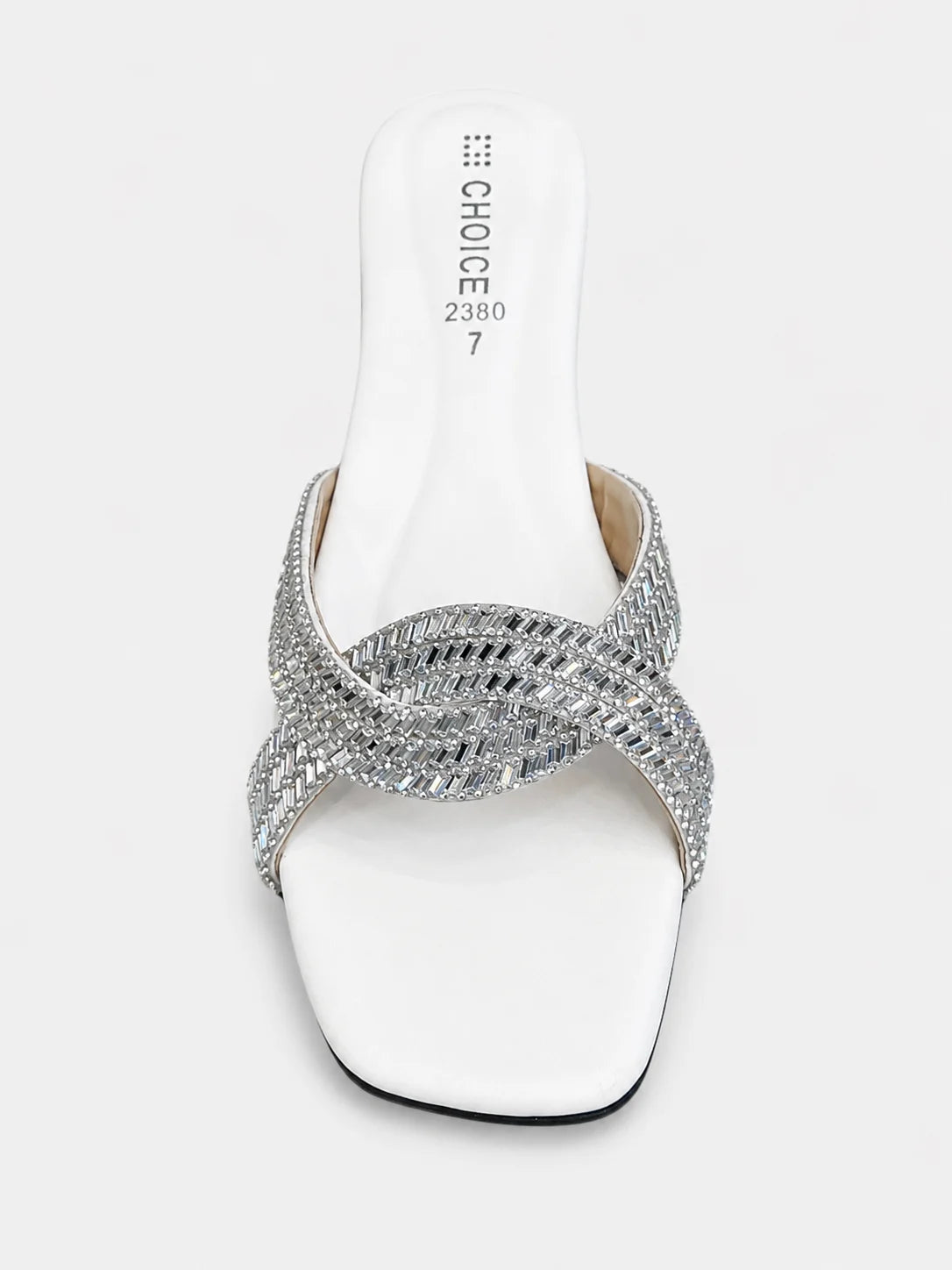 Flat Slipper - White | 12867