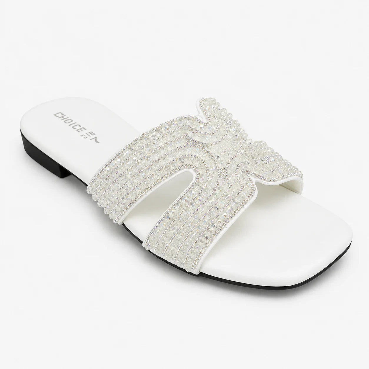 Flat Slipper - White | 12871