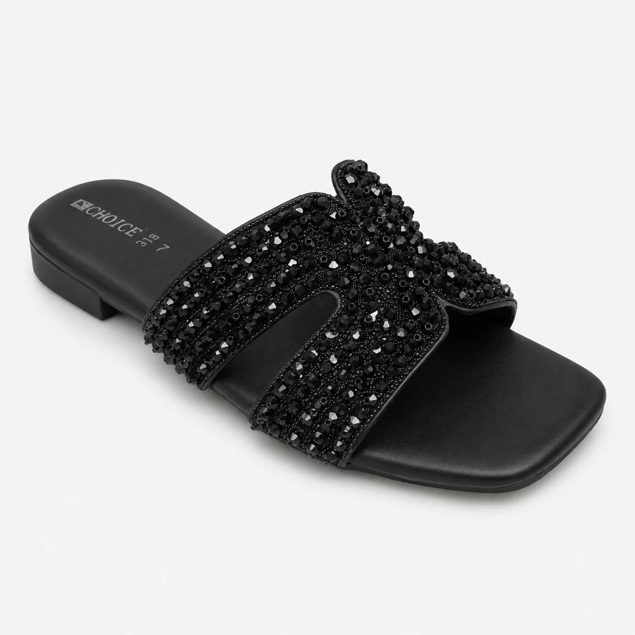 Flat Slipper - Black | 12871
