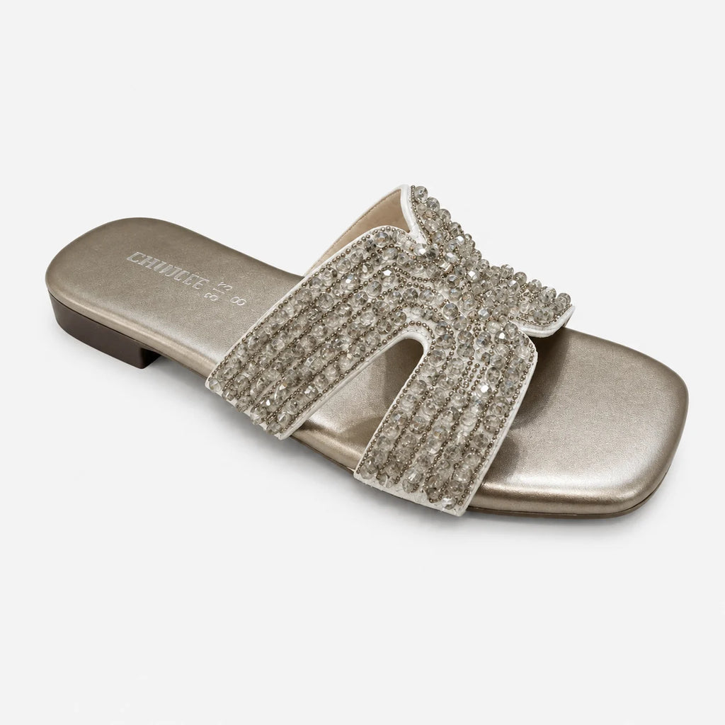 Flat Slipper - Gray | 12871