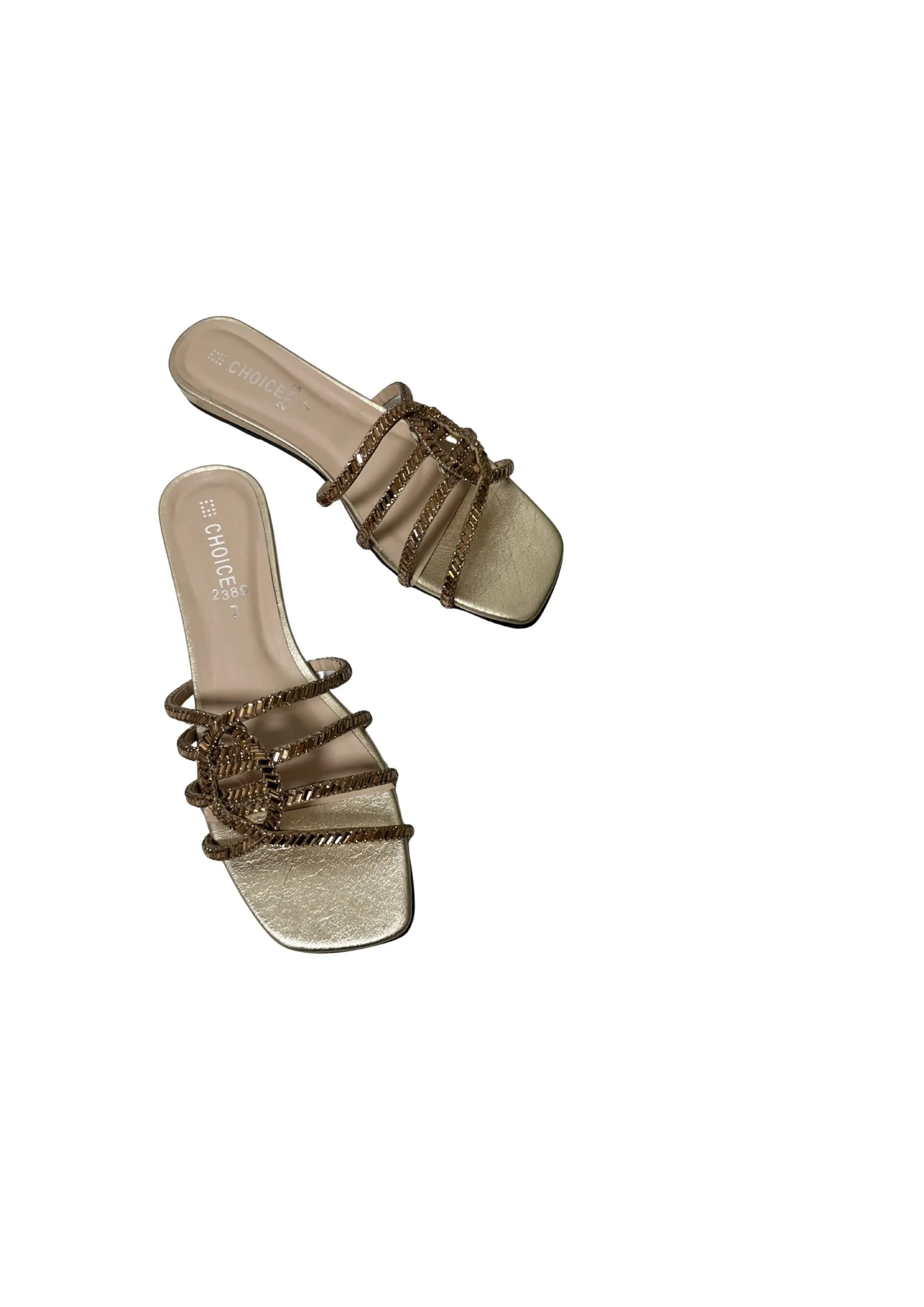 Ladies Fancy Flat Slipper-12872