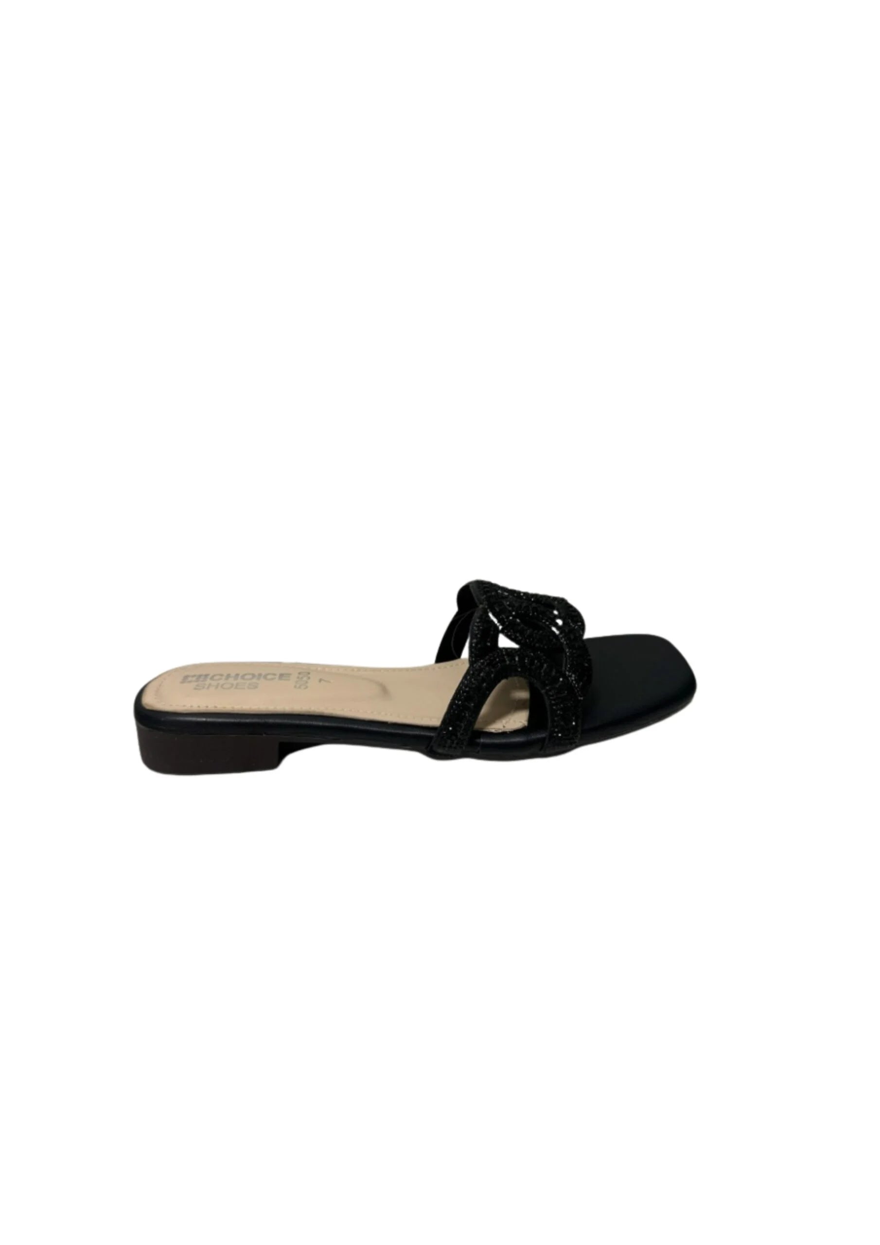 Ladies Fancy Flat Slipper-12876