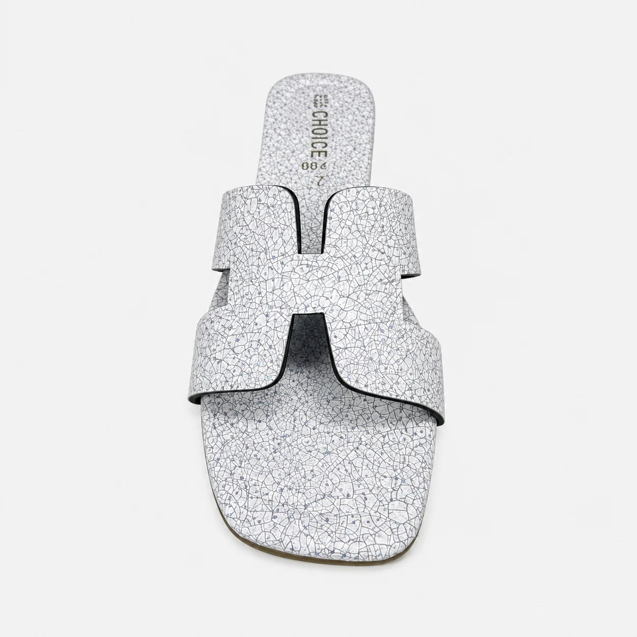 Flat Slipper - Silver | 12879
