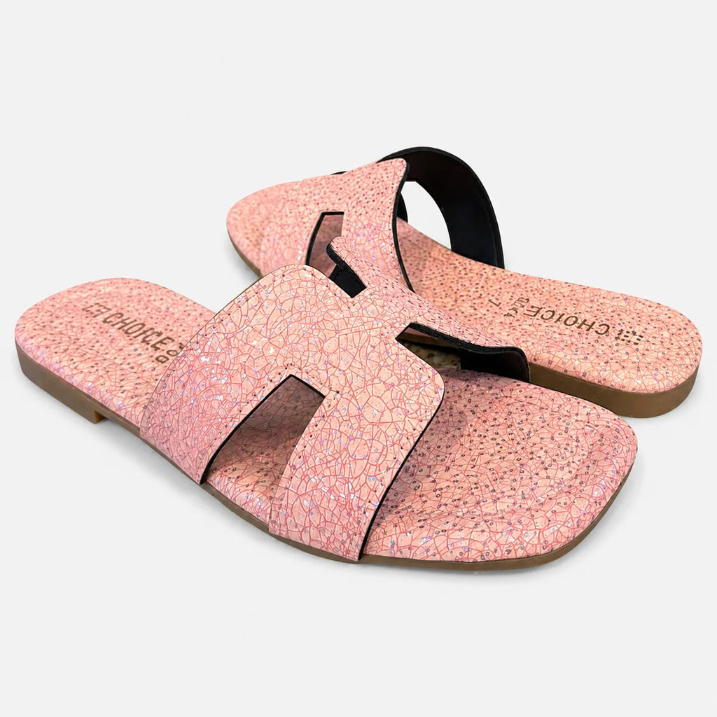 Flat Slipper – Peach | 12879