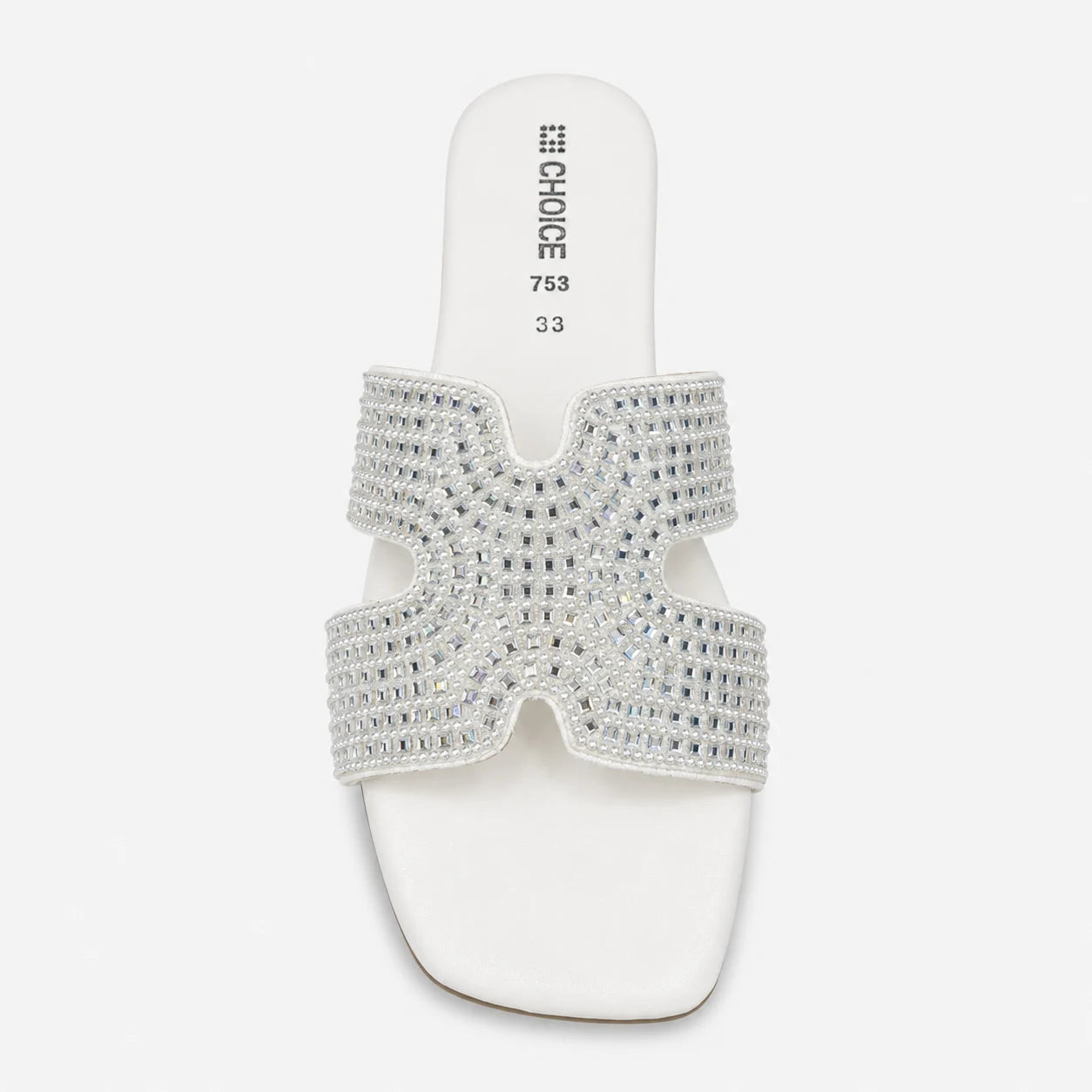 Flat Slipper - White | 12889