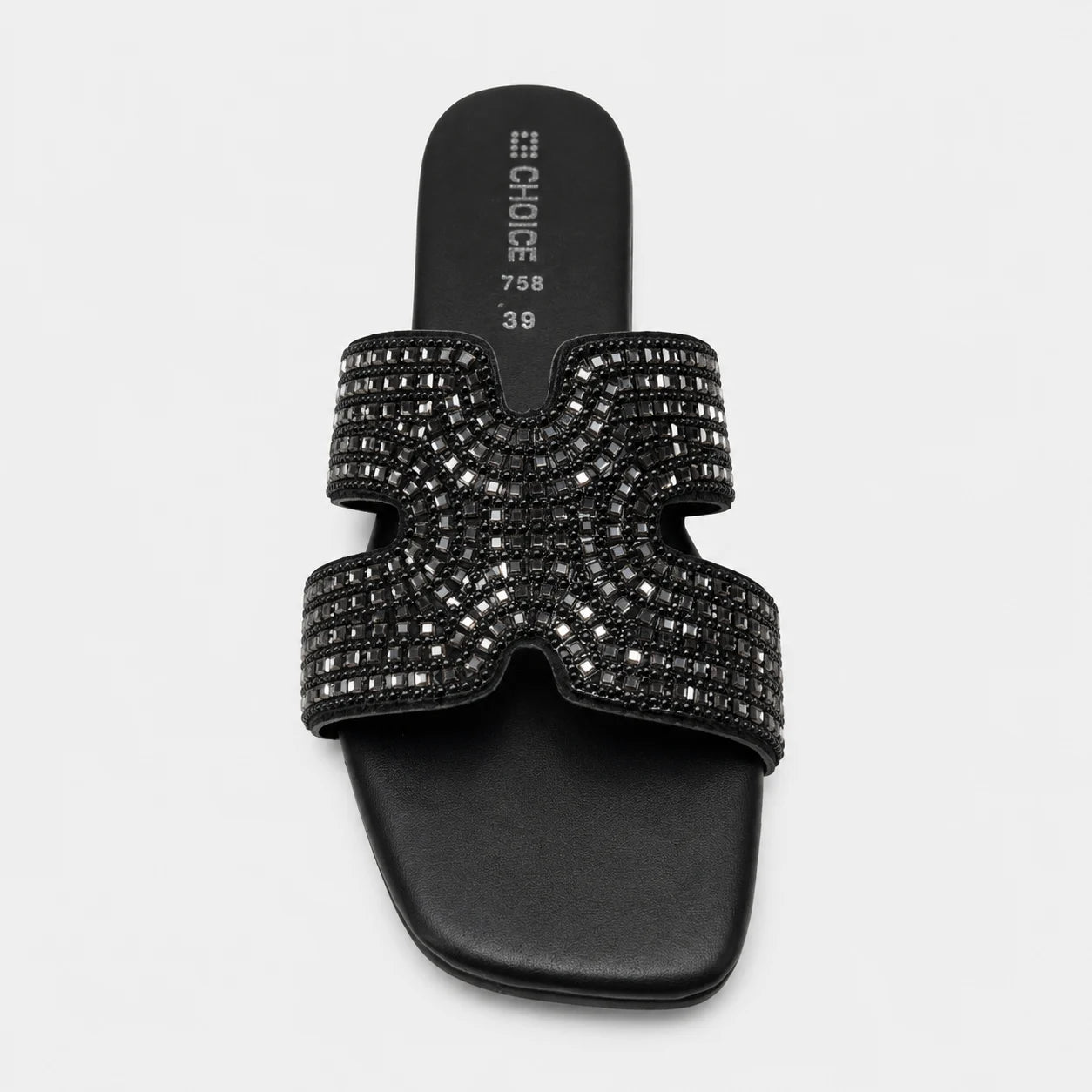 Flat Slipper - Black | 12889