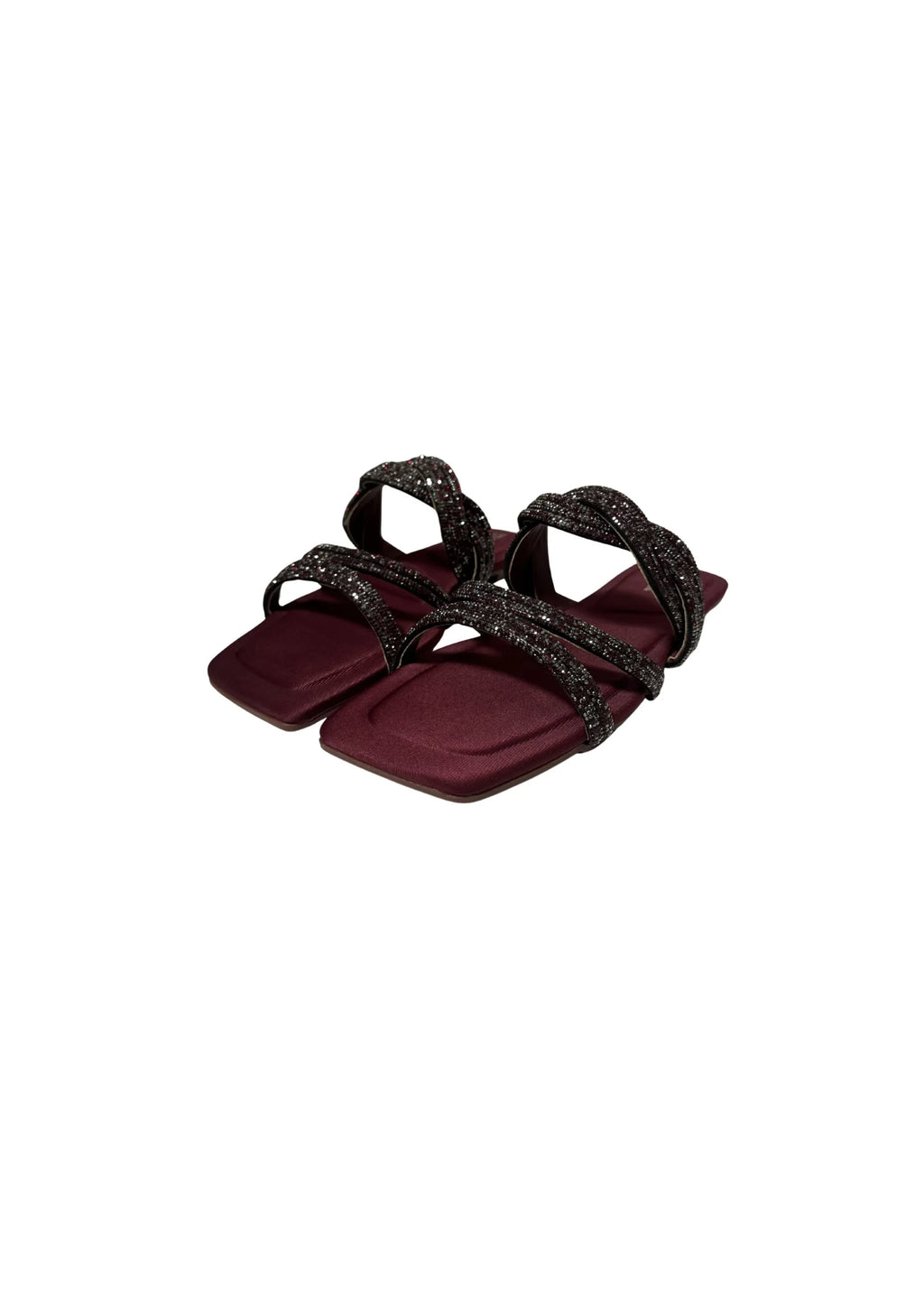 Ladies Fancy Flat Slipper-12895
