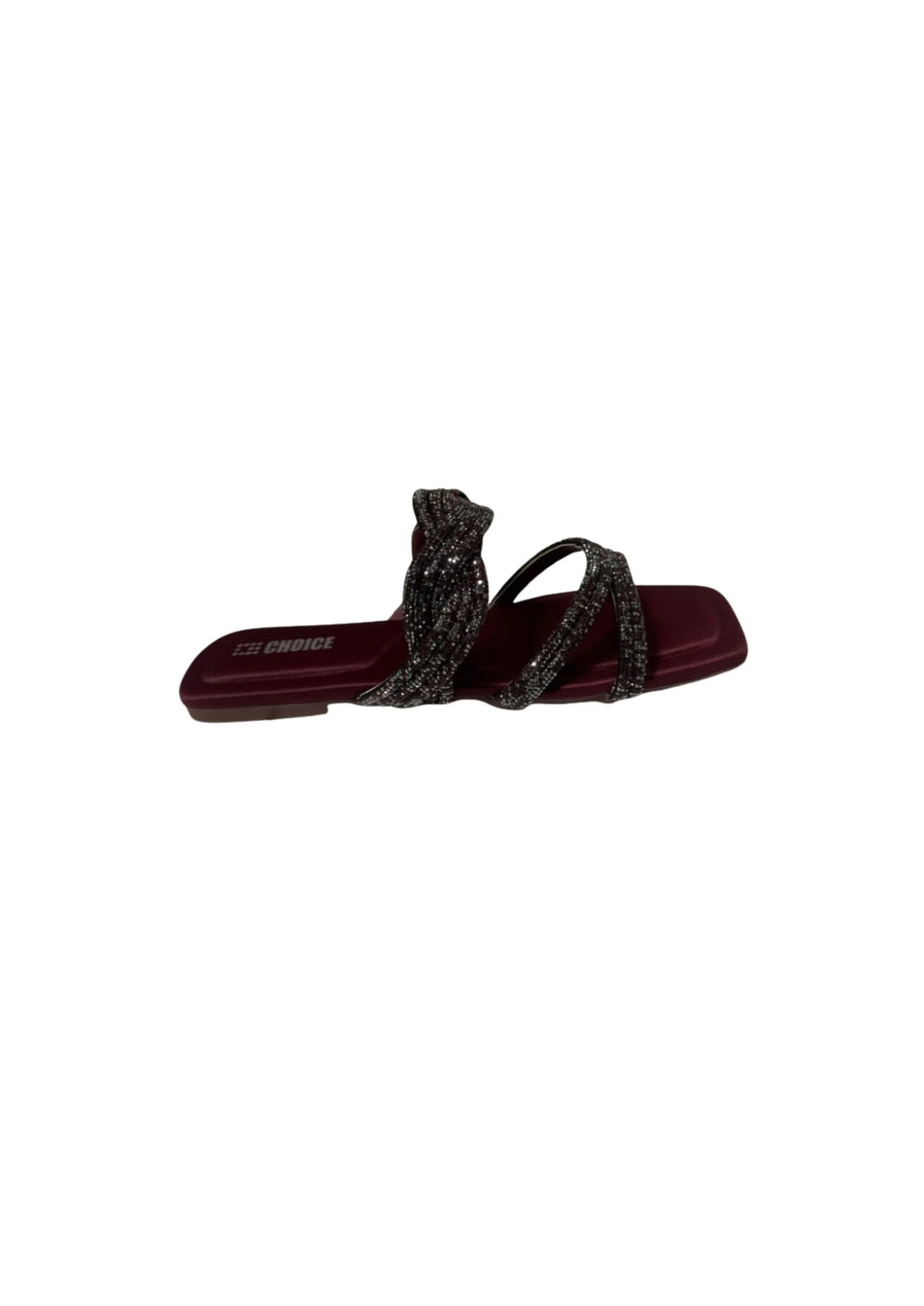 Ladies Fancy Flat Slipper-12895