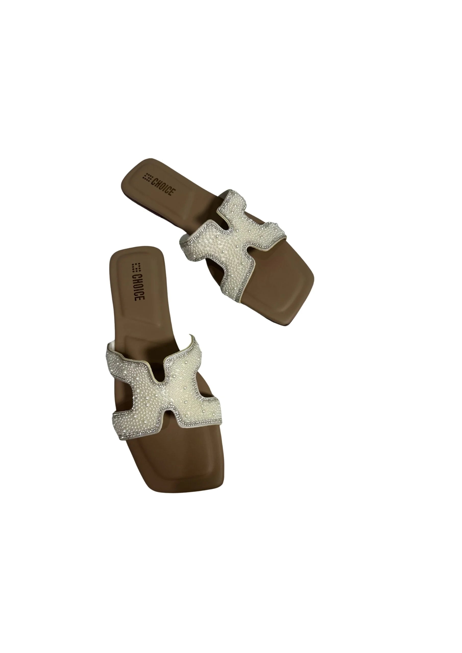 Ladies Fancy Flat Slipper-12897