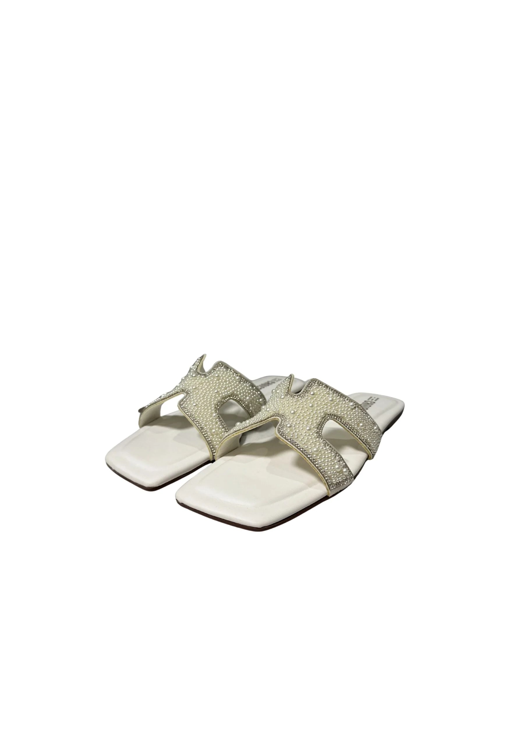 Ladies Fancy Flat Slipper-12897