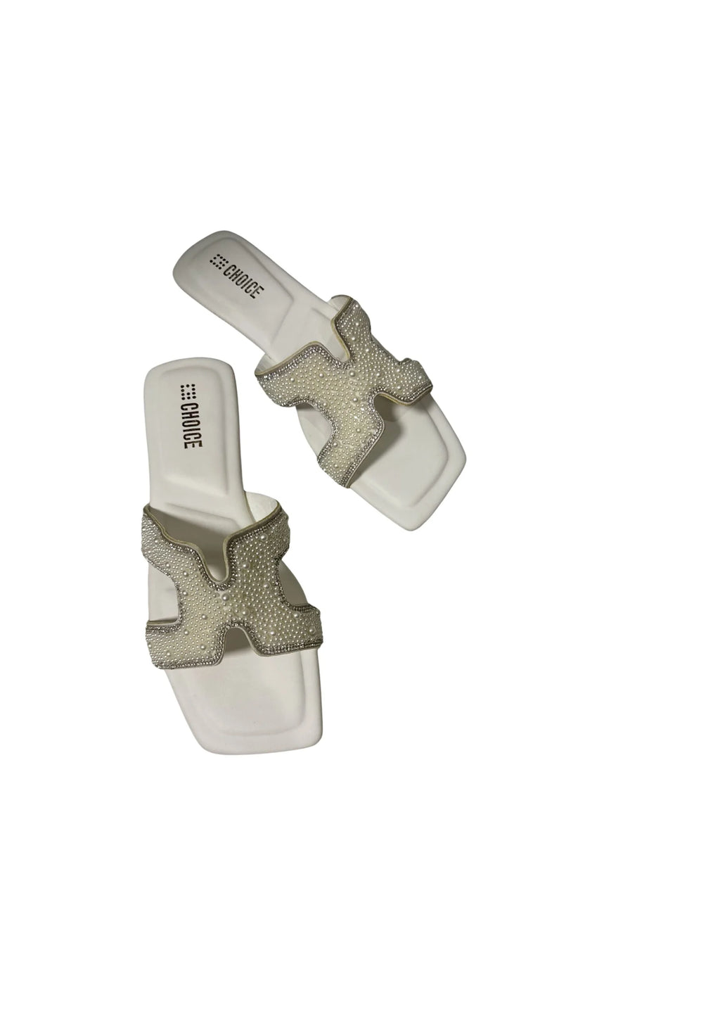 Ladies Fancy Flat Slipper-12897