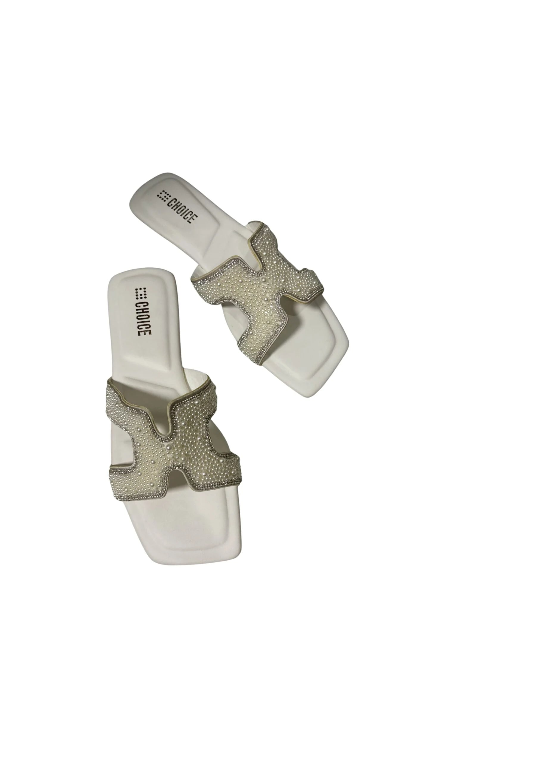Ladies Fancy Flat Slipper-12897