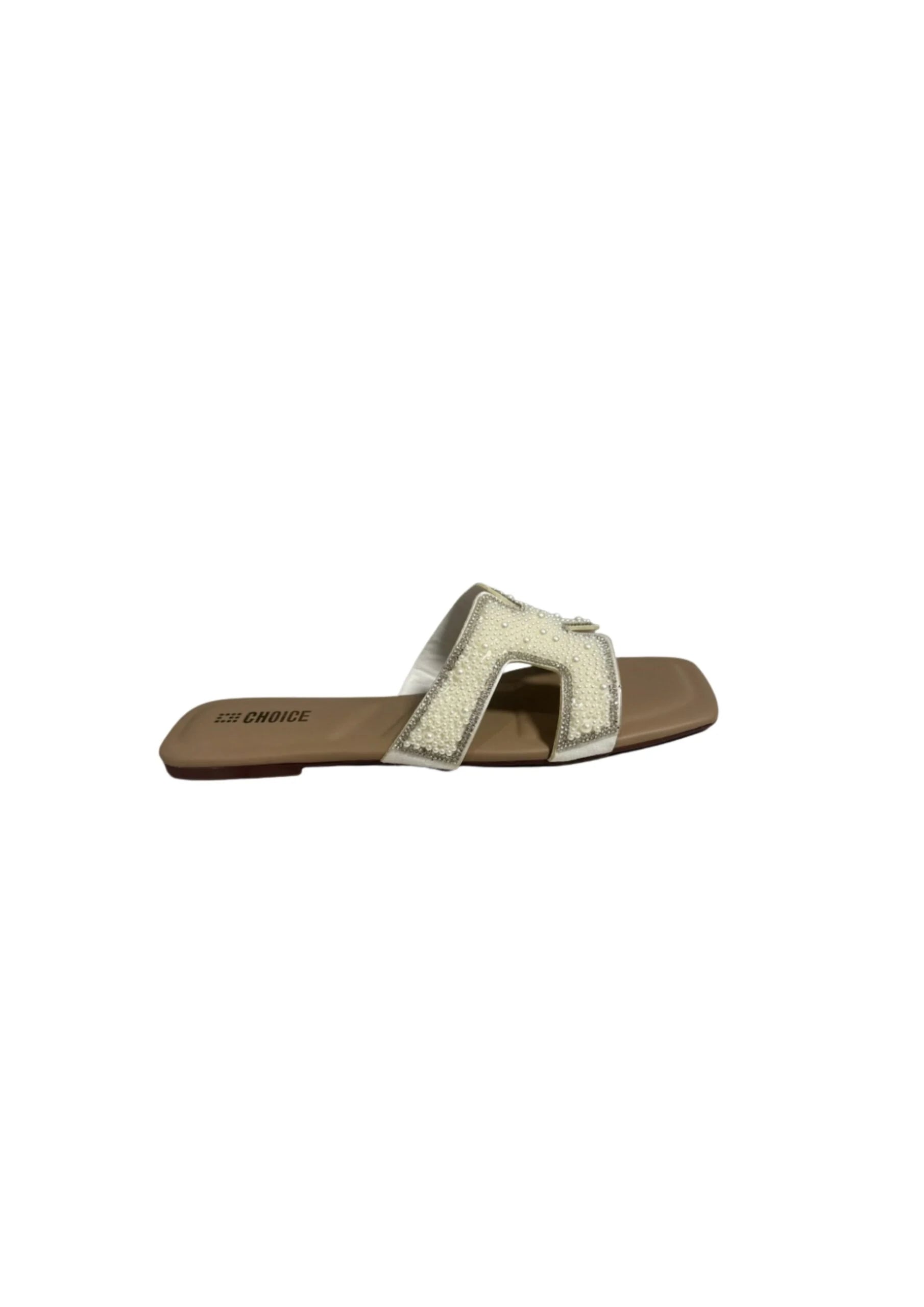 Ladies Fancy Flat Slipper-12897