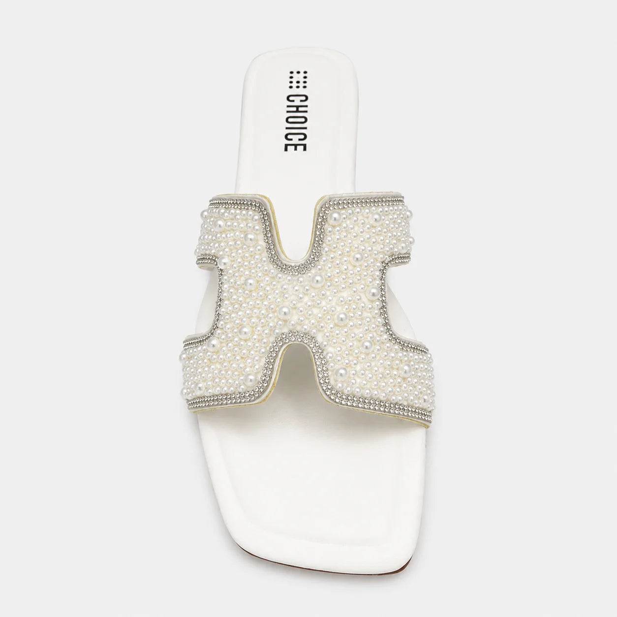 Flat Slipper - White | 12897
