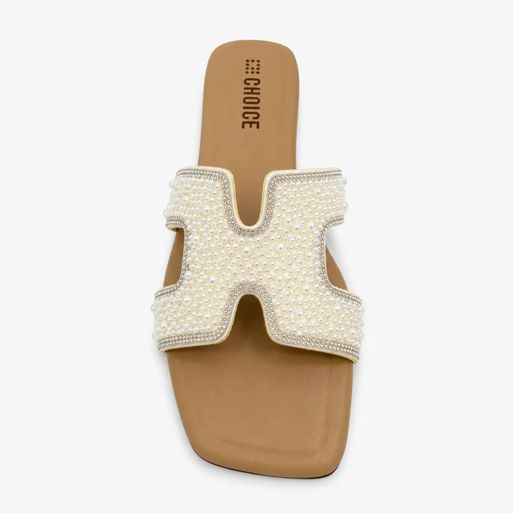 Flat Slipper - Fawn | 12897