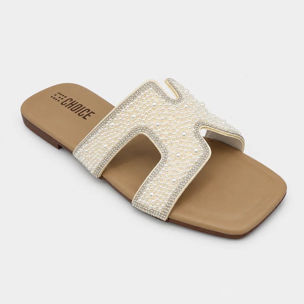 Flat Slipper - Fawn | 12897