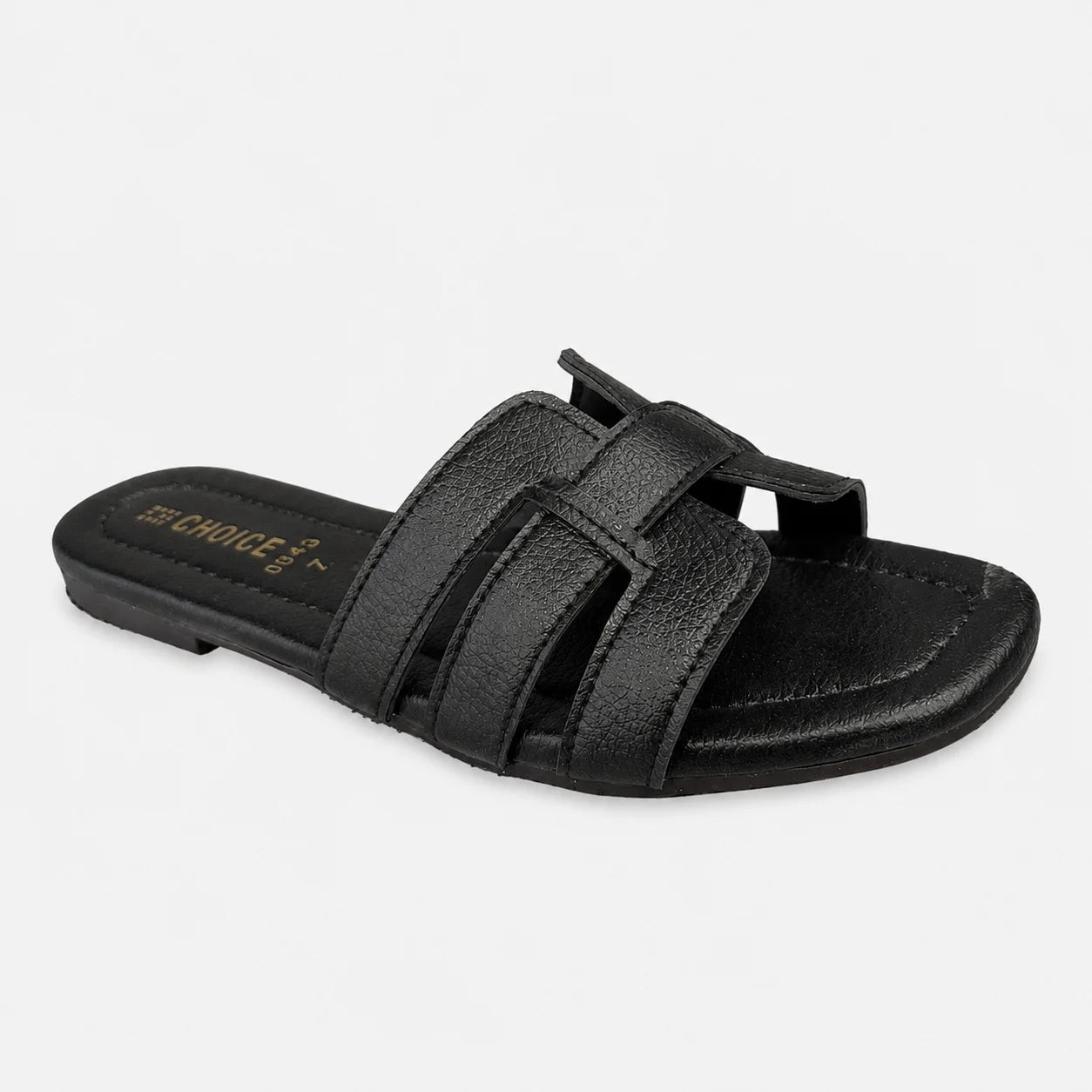 Flat Slipper – Black | 12900